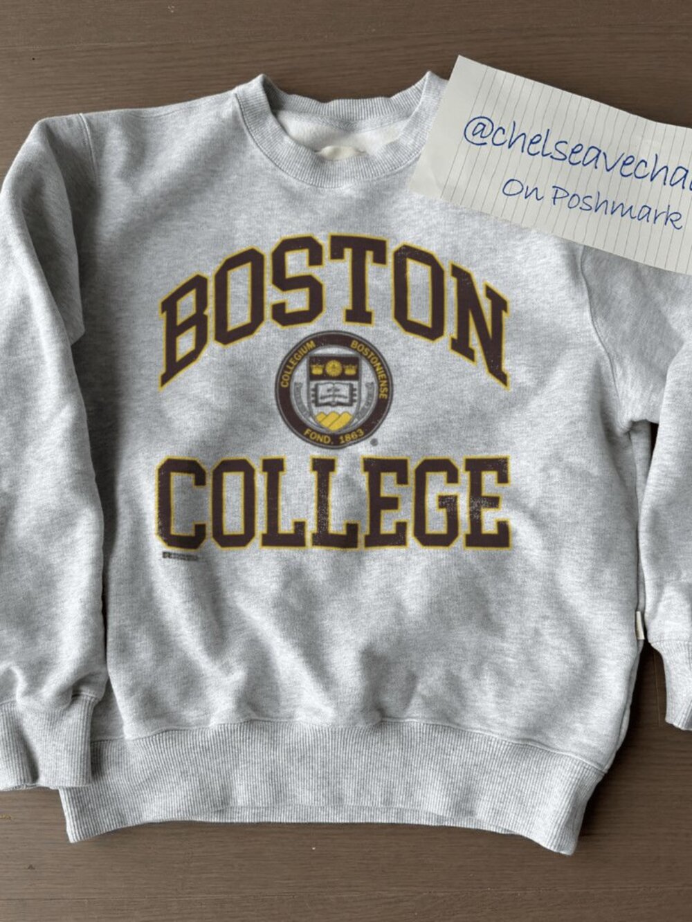 Vintage Boston College University Crewneck Sweatshirt, Retro BC University Shirt